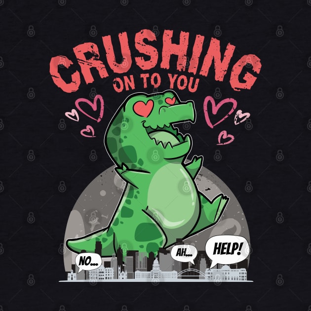 Tyrannosaurus  rex Crushing On To You by DinoMart